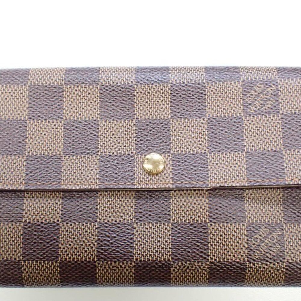 LOUIS VUITTON Portefeuille Sarah Bi-fold Wallet long purse - Picture 6 of 11